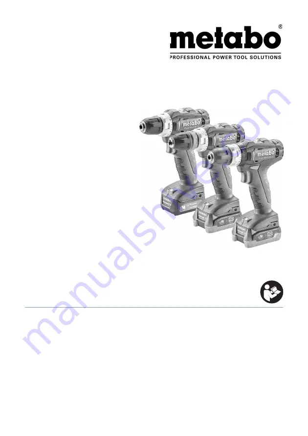 Metabo PowerMaxx BS 12 Original Instructions Manual Download Page 1