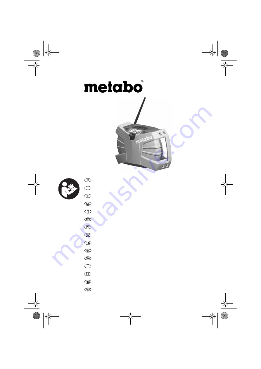 Metabo PowerMaxx RC Original Instructions Manual Download Page 1