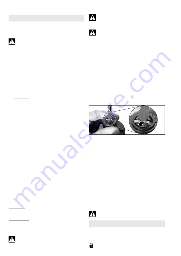 Metabo PowerMaxx SSE 12 BL Original Instructions Manual Download Page 61