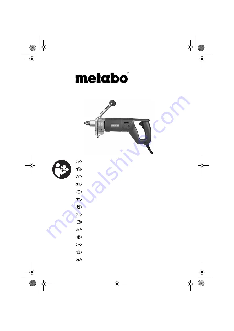 Metabo RWE 1100 Original Instructions Manual Download Page 1