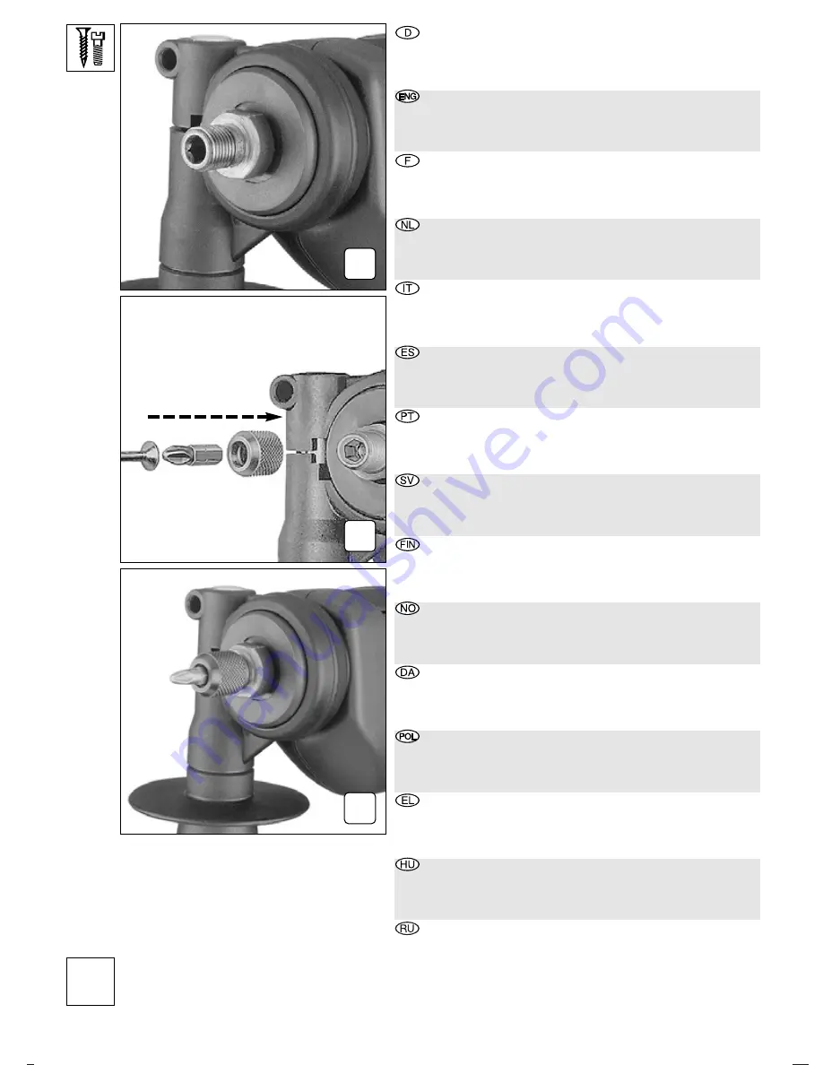 Metabo Sb e 600 R+L User Manual Download Page 42