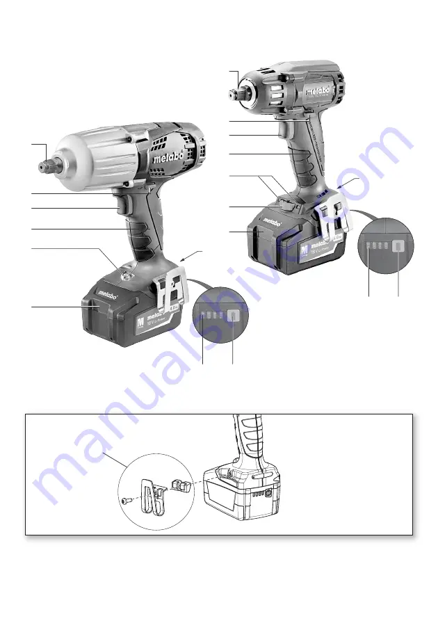 Metabo SSW 18 LTX 600 Скачать руководство пользователя страница 2