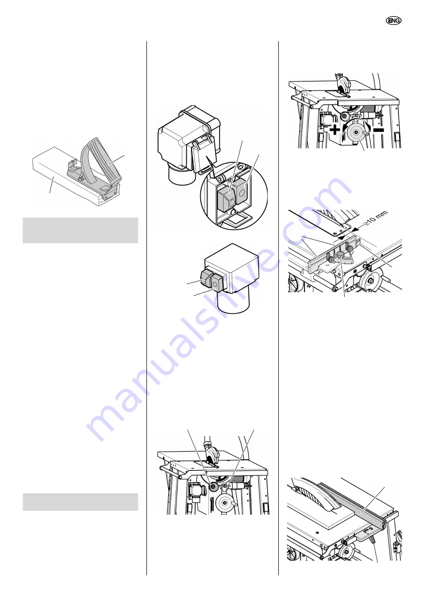 Metabo TKHS 315 M Operating Instructions Manual Download Page 7