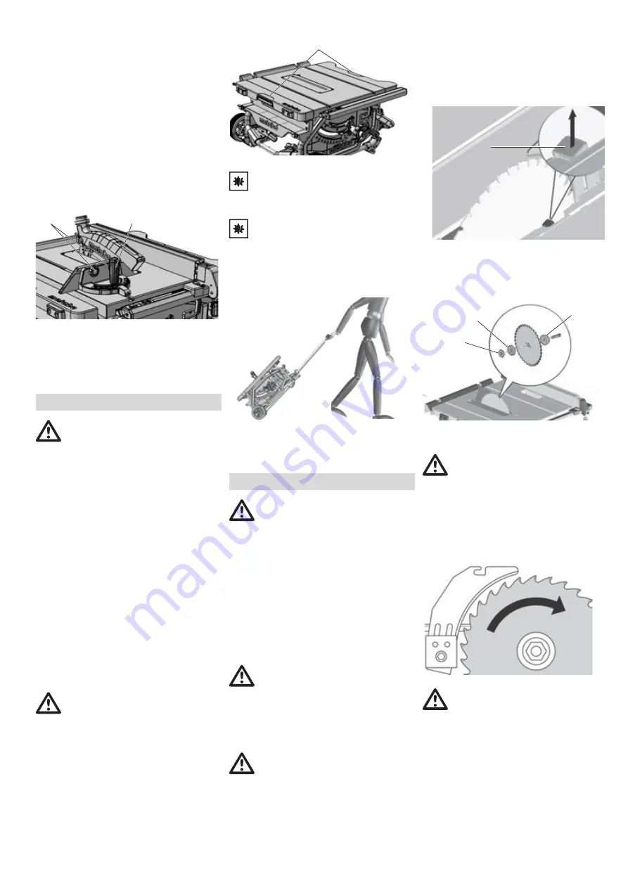 Metabo TS 216 Original Instructions Manual Download Page 88