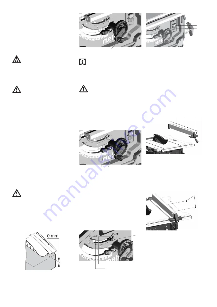 Metabo TS 254 Original Instructions Manual Download Page 68