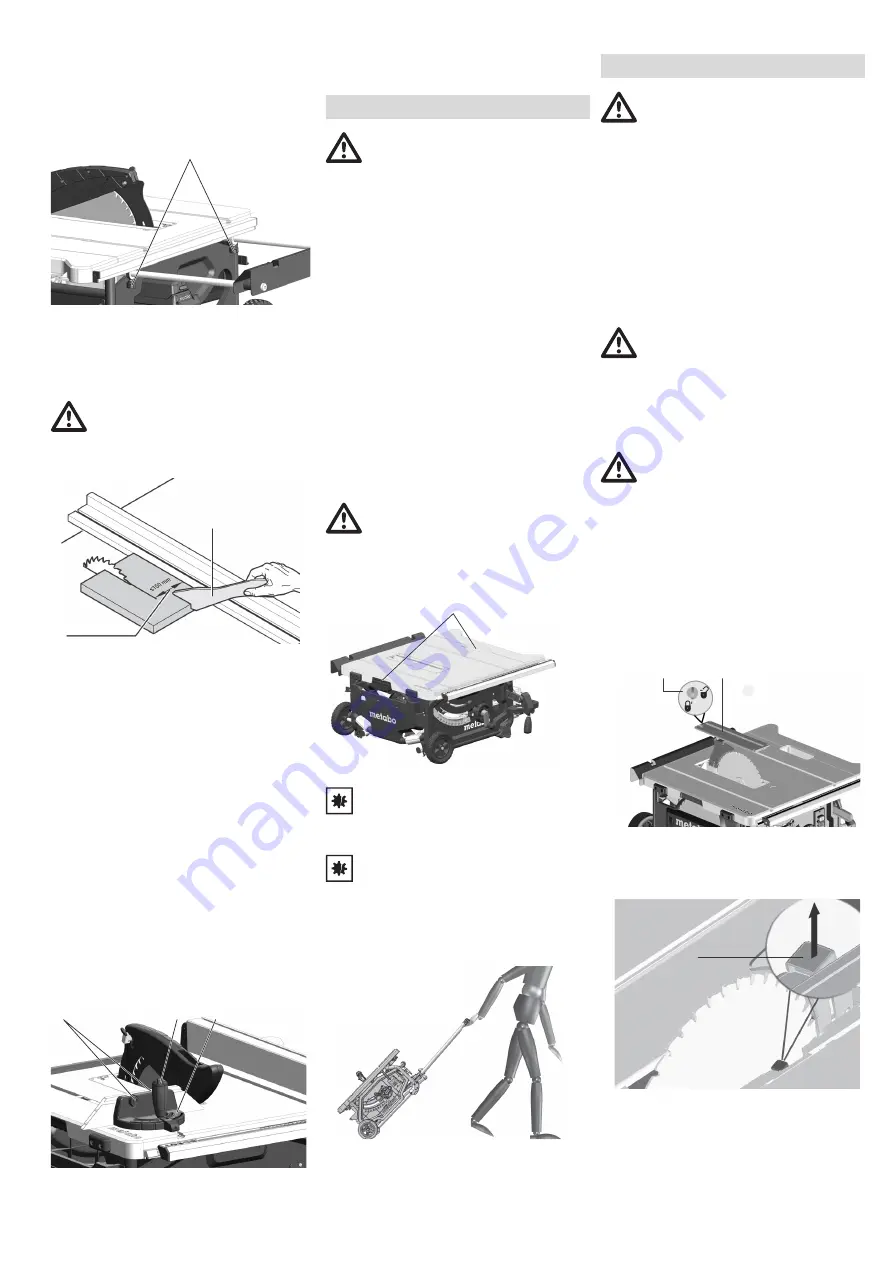 Metabo TS 254 Original Instructions Manual Download Page 88