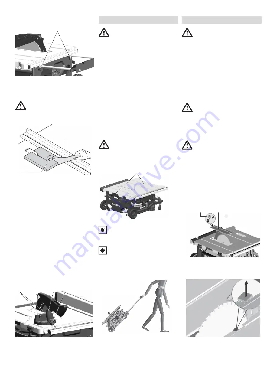 Metabo TS 254 Original Instructions Manual Download Page 146