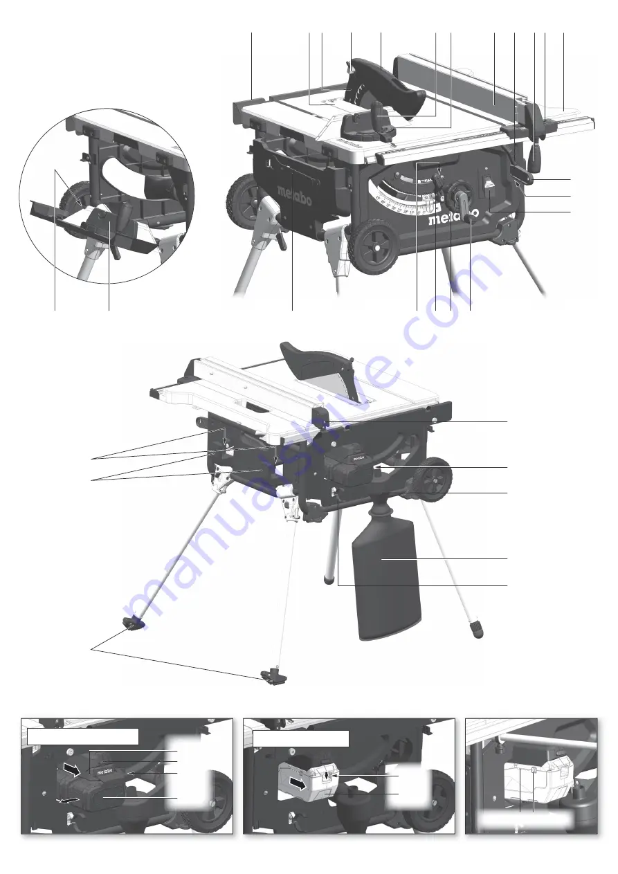 Metabo TS 36 LTX BL 254 Original Operating Instructions Download Page 2