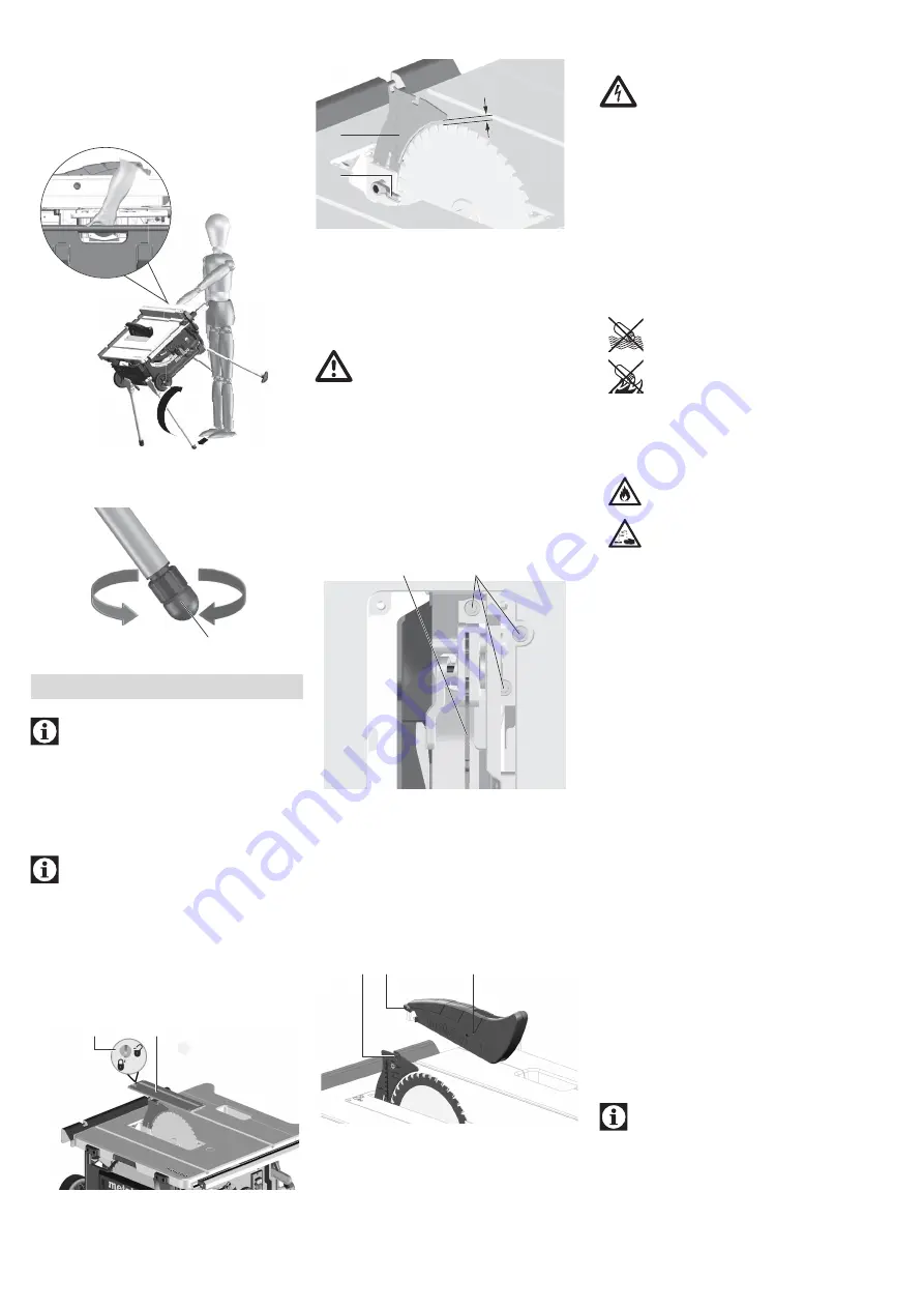 Metabo TS 36 LTX BL 254 Original Operating Instructions Download Page 57