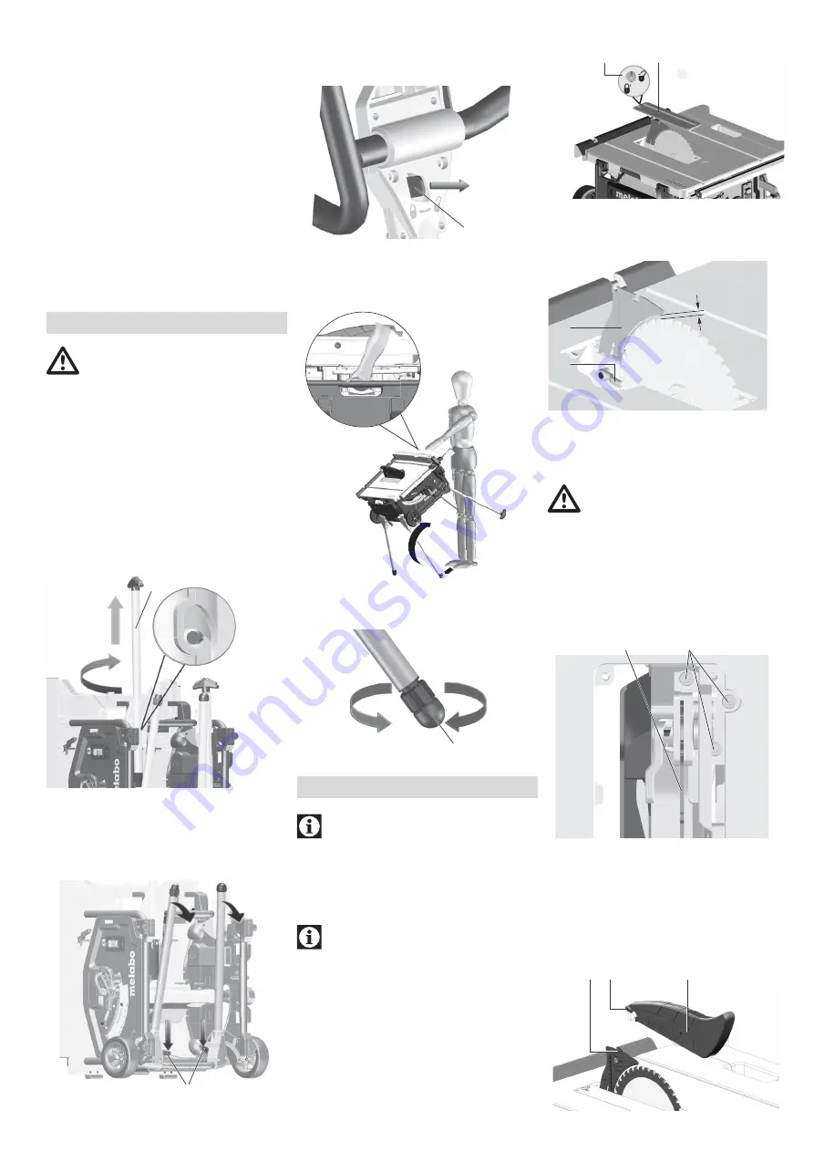 Metabo TS 36 LTX BL 254 Original Operating Instructions Download Page 76