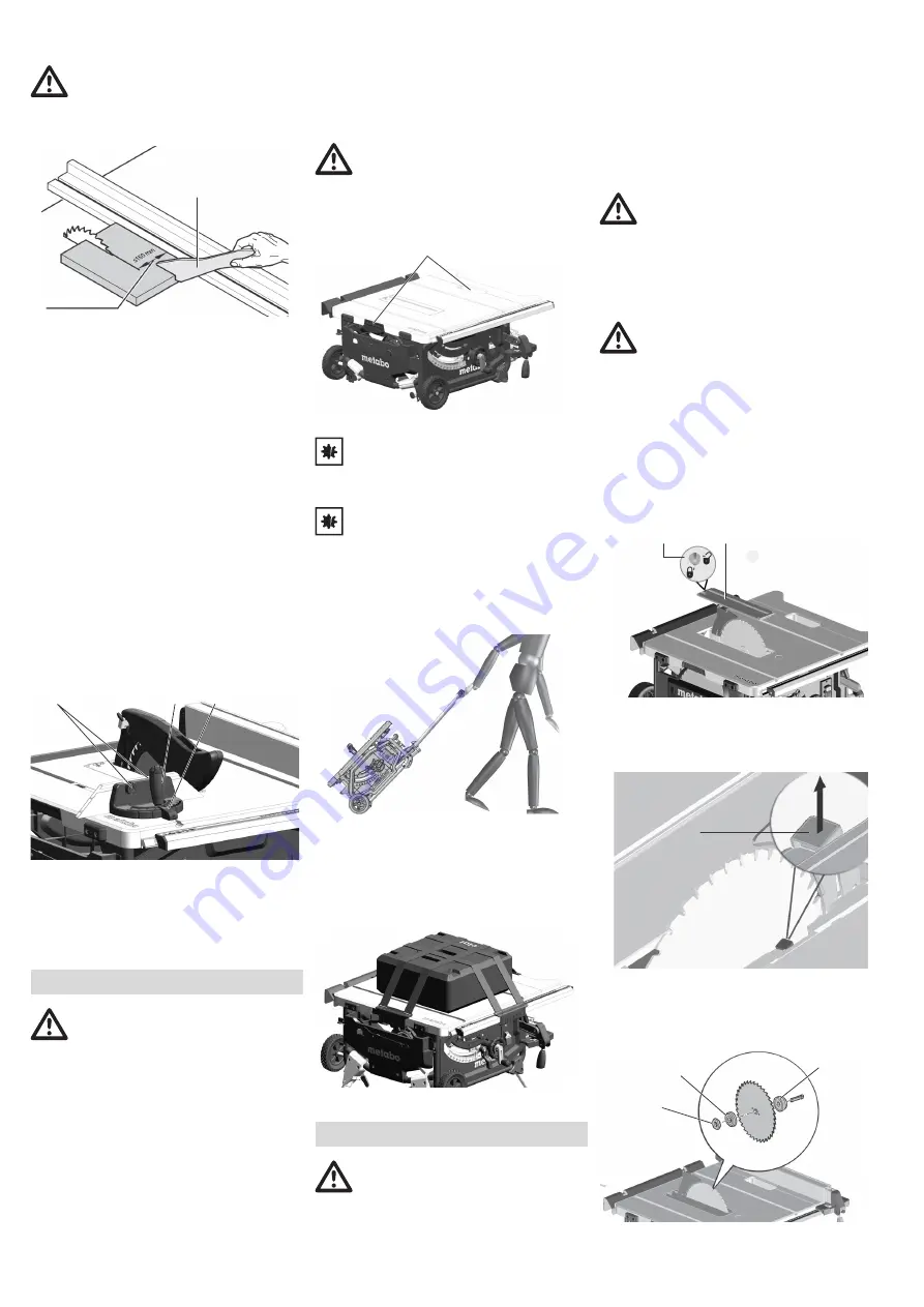 Metabo TS 36 LTX BL 254 Original Operating Instructions Download Page 97