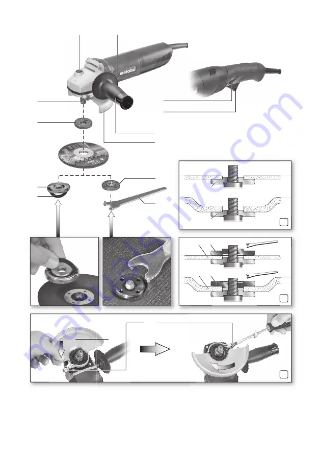 Metabo W 1000-125 Original Instructions Manual Download Page 2