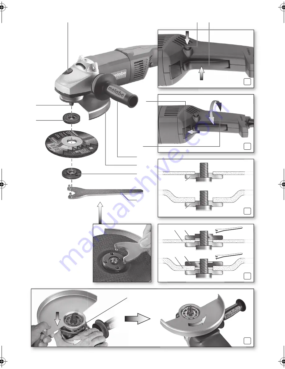 Metabo W 14-125 Ergo Original Instructions Manual Download Page 3