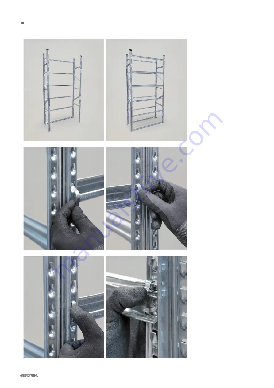 Metal Sistem SUPER 1-2-3 SHELVING Скачать руководство пользователя страница 8