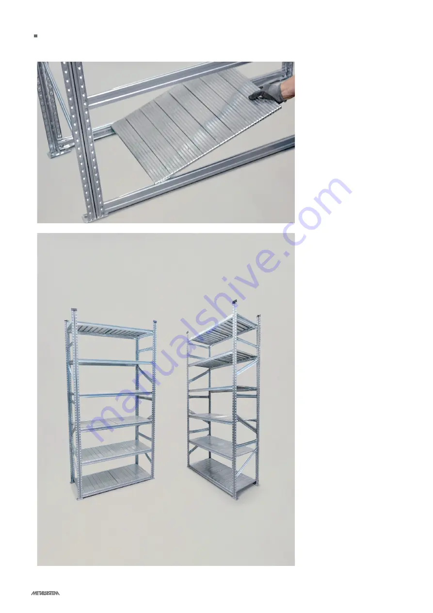 Metal Sistem SUPER 1-2-3 SHELVING Скачать руководство пользователя страница 10