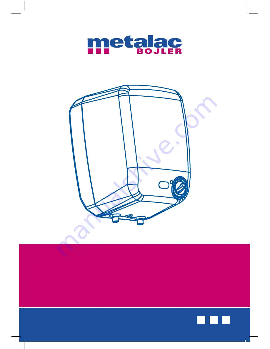 Metalac INOX MC8N Instructions For Installation, Use And Maintenance Manual Download Page 1