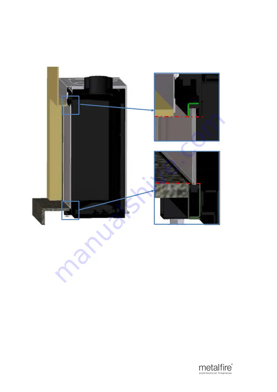 Metalfire AVENUE MF 1050-40 GHE Installation And User Manual Download Page 22