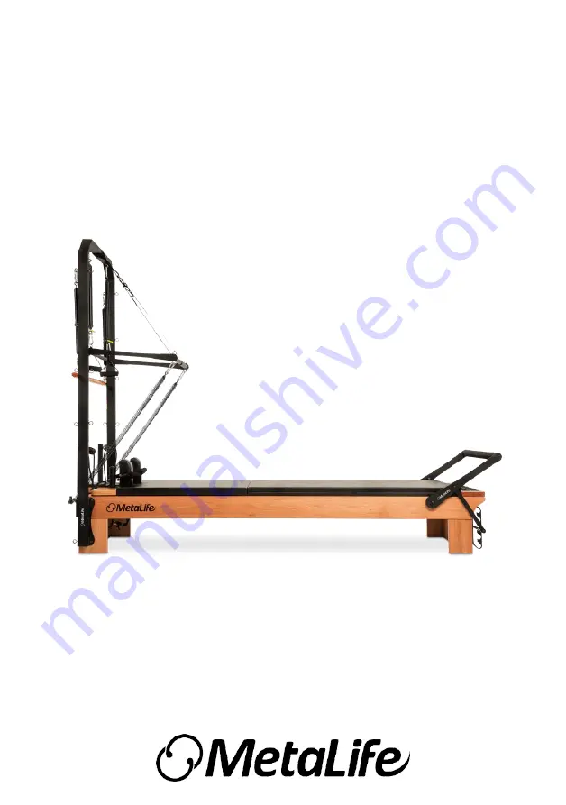 MetaLife Reformer Tower Equipment Manual Download Page 1