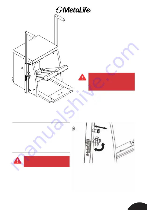 MetaLife STEP CHAIR Скачать руководство пользователя страница 15