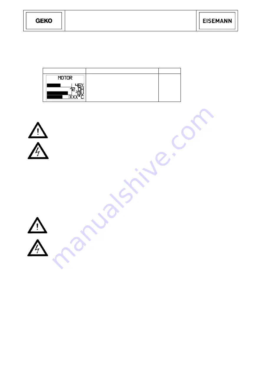 Metallwarenfabrik Gemmingen Eisemann T 18000 E Operating Instructions Manual Download Page 30