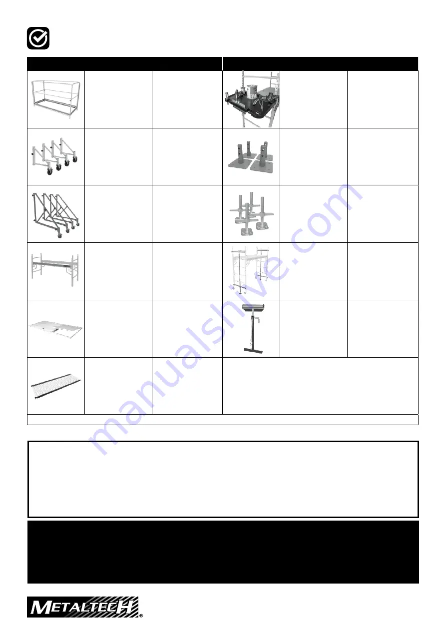 MetalTech 6 BAKER JOBSIT I-CISC Operational Safety And Assembly Instructions Download Page 10