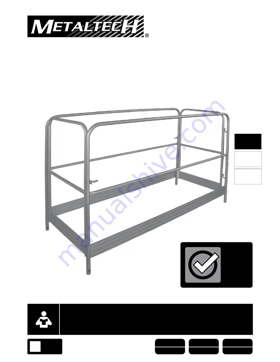 MetalTech I-CAISCGR Assembly Instructions Manual Download Page 1