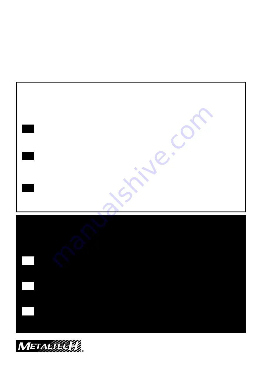 MetalTech I-SB3M Operational Safety And Assembly Instructions Download Page 24