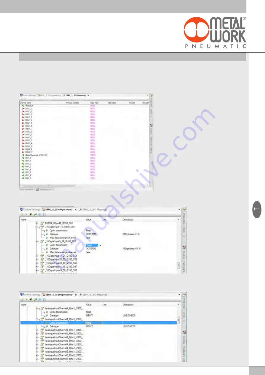 Metalworks EB 80 ETHERNET POWERLINK User Manual Download Page 31