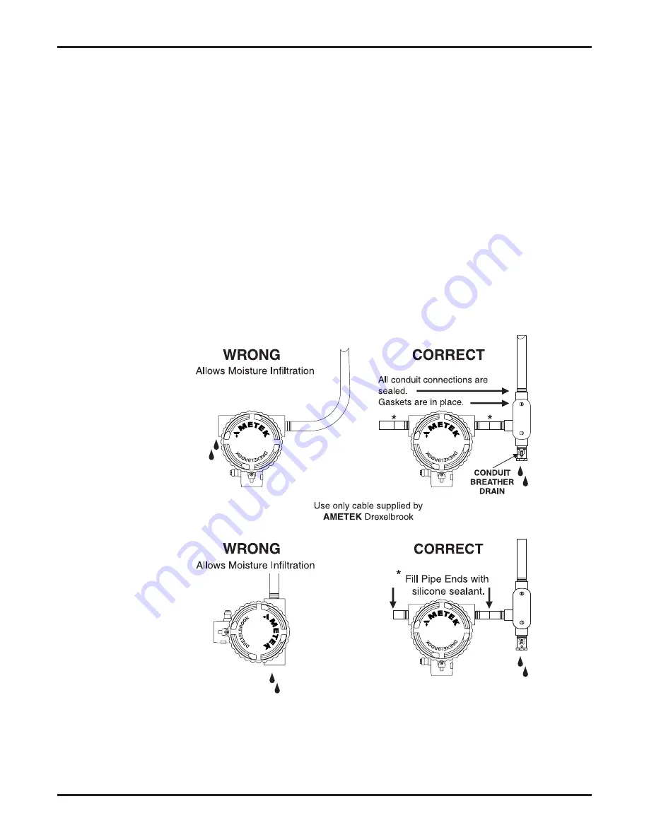 Metek DREXELBROOK Universal IV Lite Installation And Operating Instructions Manual Download Page 14