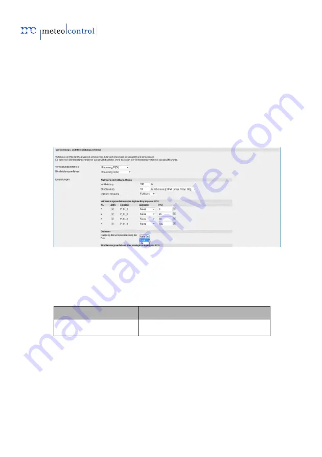 meteocontrol Power Control Operating Manual Download Page 34