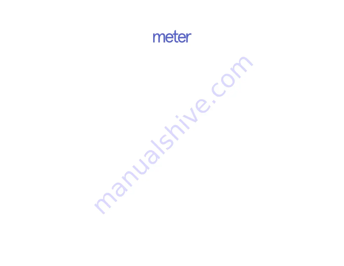 METER MW04 User Manual Download Page 1