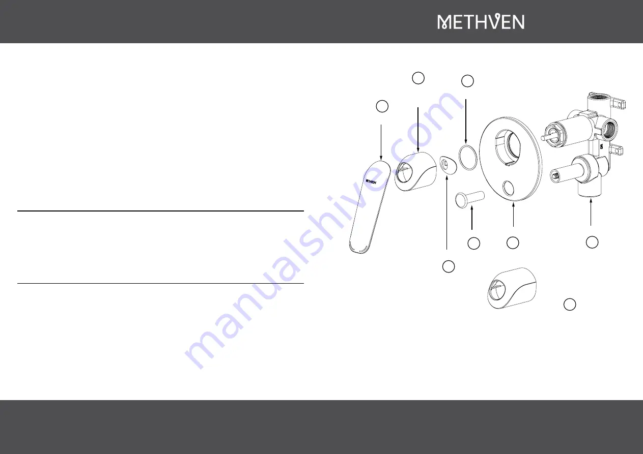 METHVEN Aroha 01-9106 Installation Manual Download Page 8