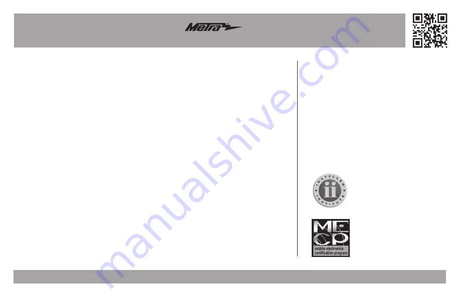 Metra Electronics 95-7362B Installation Instructions Manual Download Page 4