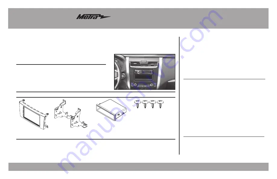 Metra Electronics 99-7617HG Скачать руководство пользователя страница 5