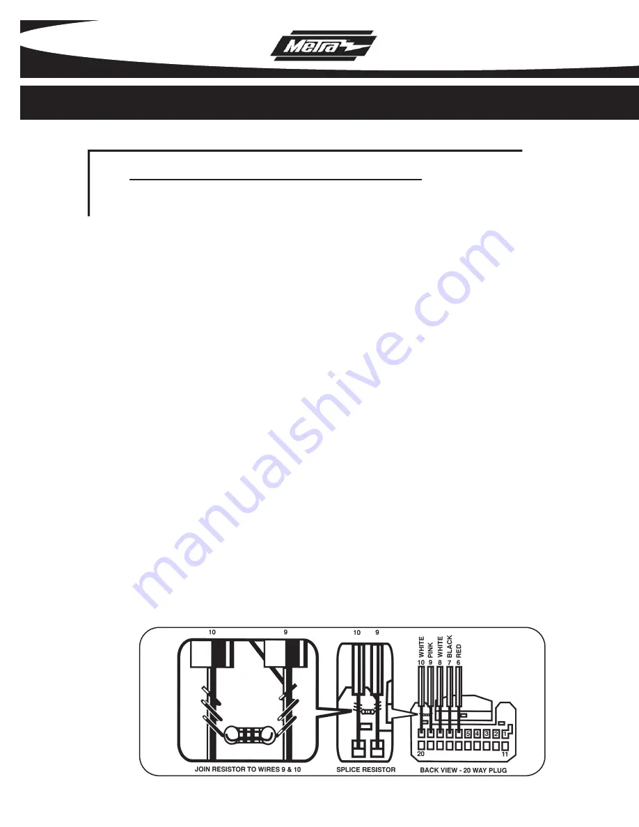 Metra Electronics 99-8213 Скачать руководство пользователя страница 6