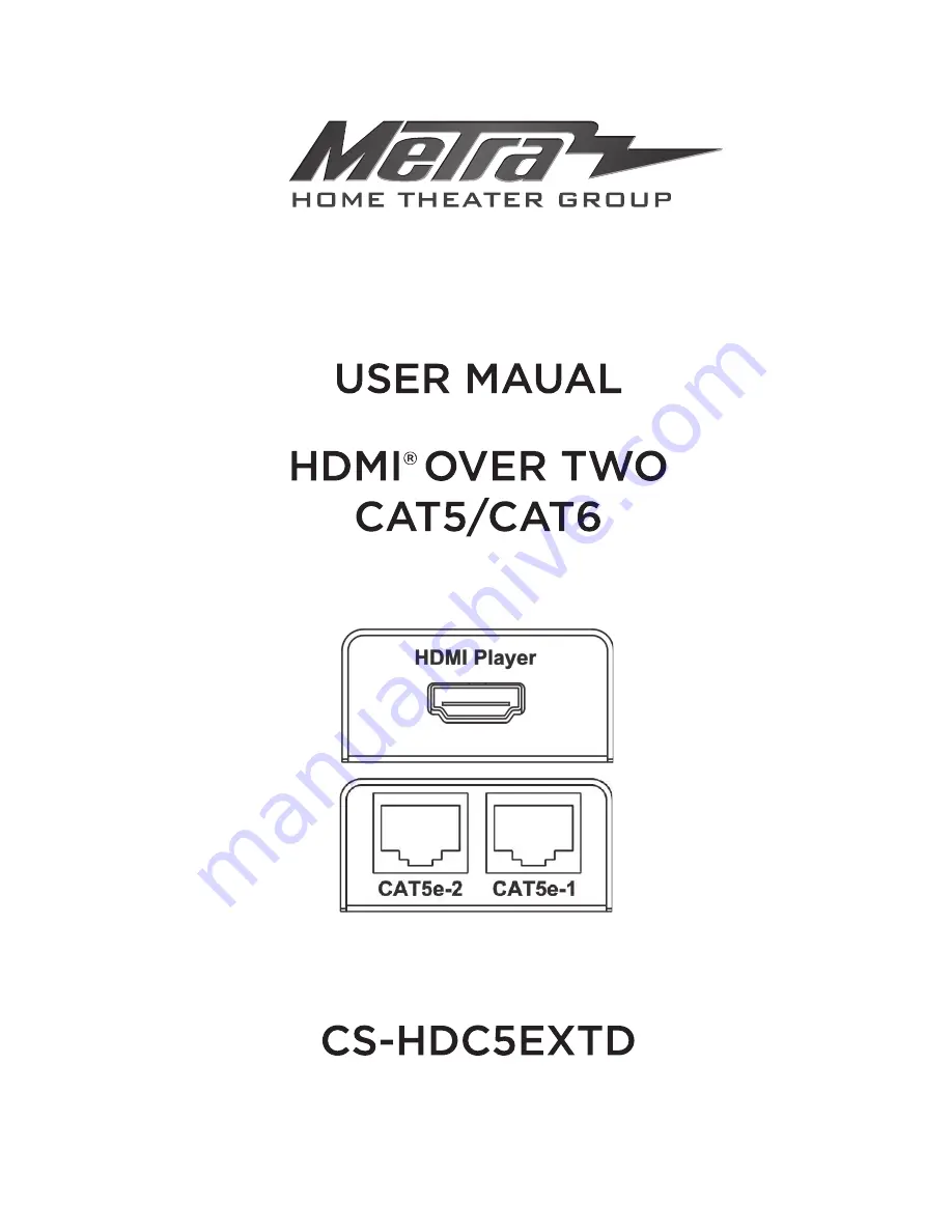 Metra Electronics CS-HDC5EXTD Скачать руководство пользователя страница 1