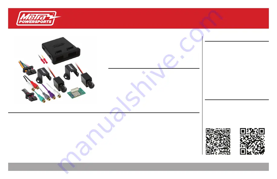 Metra Electronics INSTMPS-DPSL-BT Скачать руководство пользователя страница 1