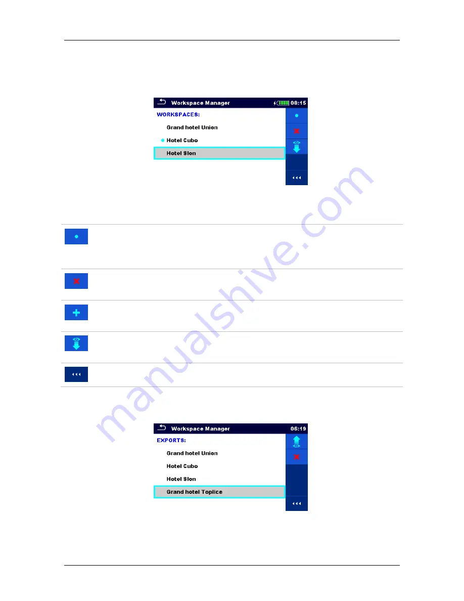 METREL EurotestXC Instruction Manual Download Page 38