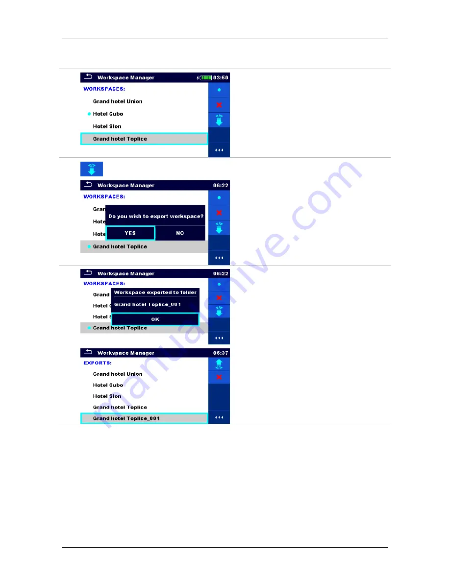 METREL EurotestXC Скачать руководство пользователя страница 43