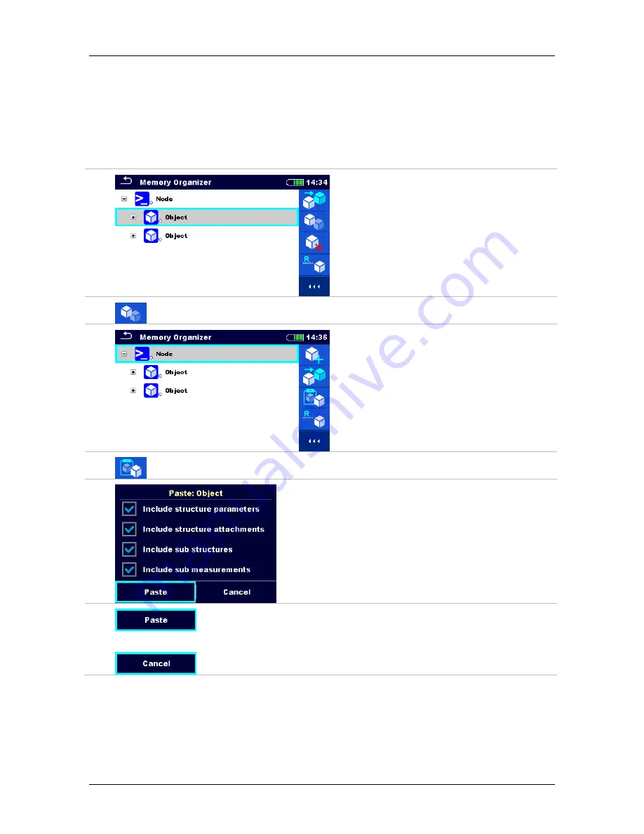 METREL EurotestXC Instruction Manual Download Page 57