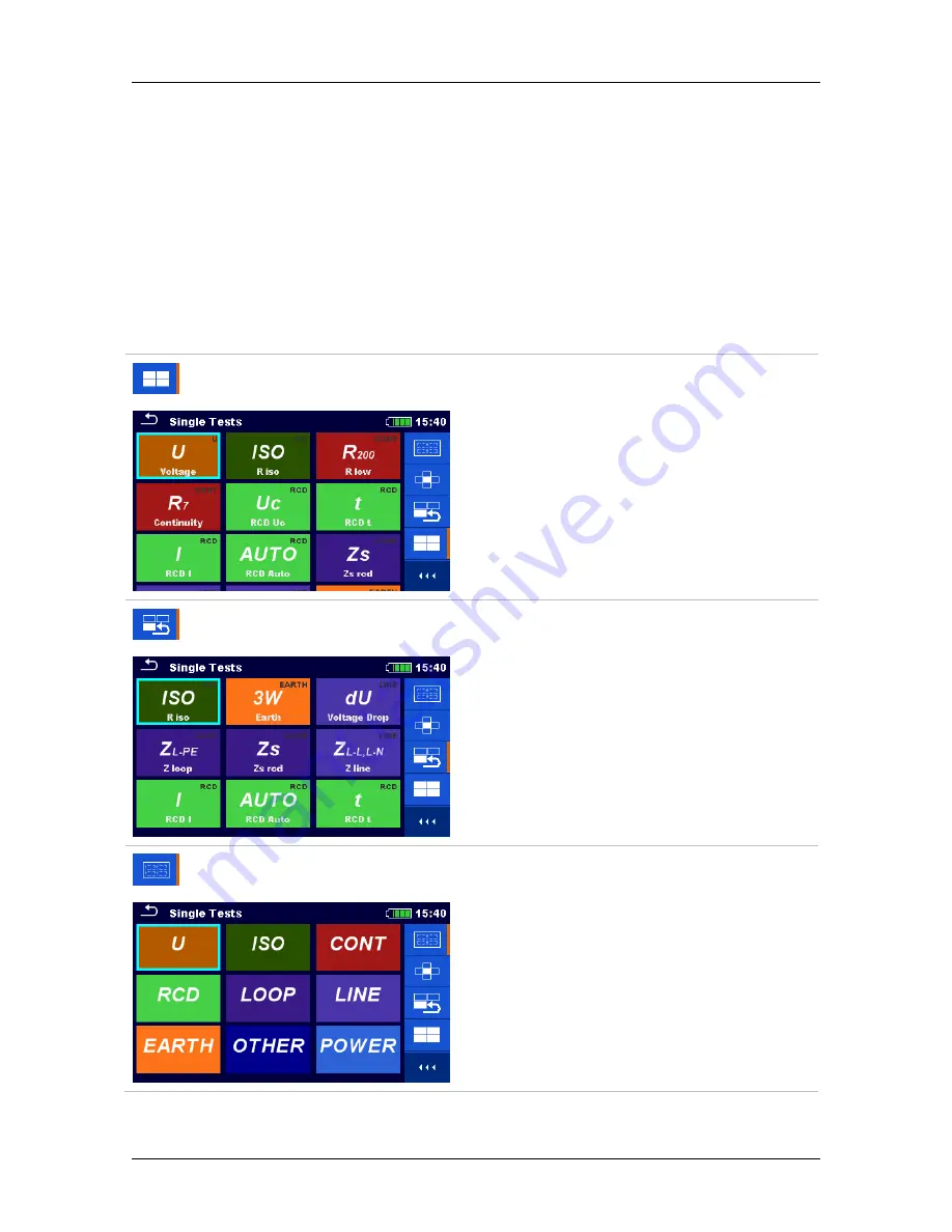 METREL EurotestXC Instruction Manual Download Page 65