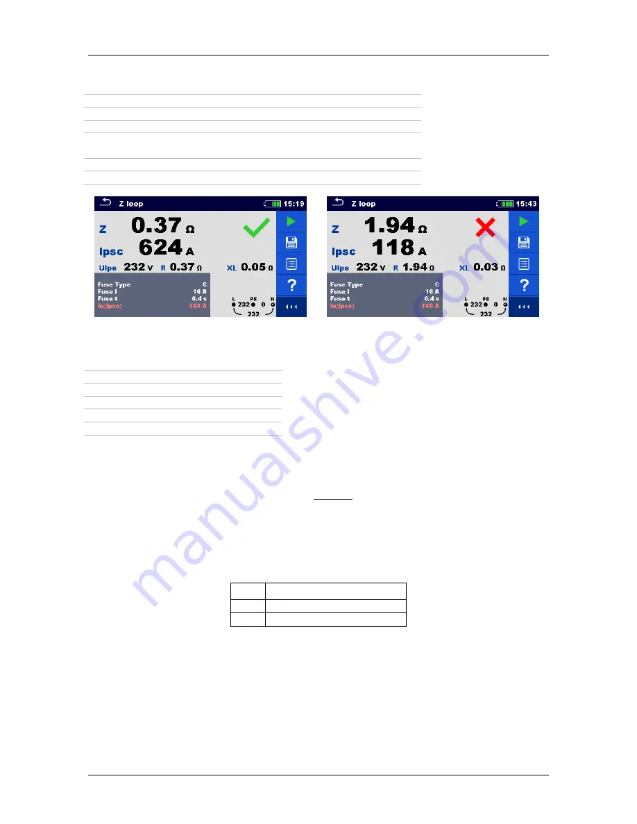 METREL EurotestXC Instruction Manual Download Page 94