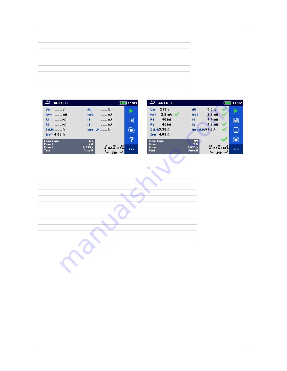 METREL EurotestXC Instruction Manual Download Page 136