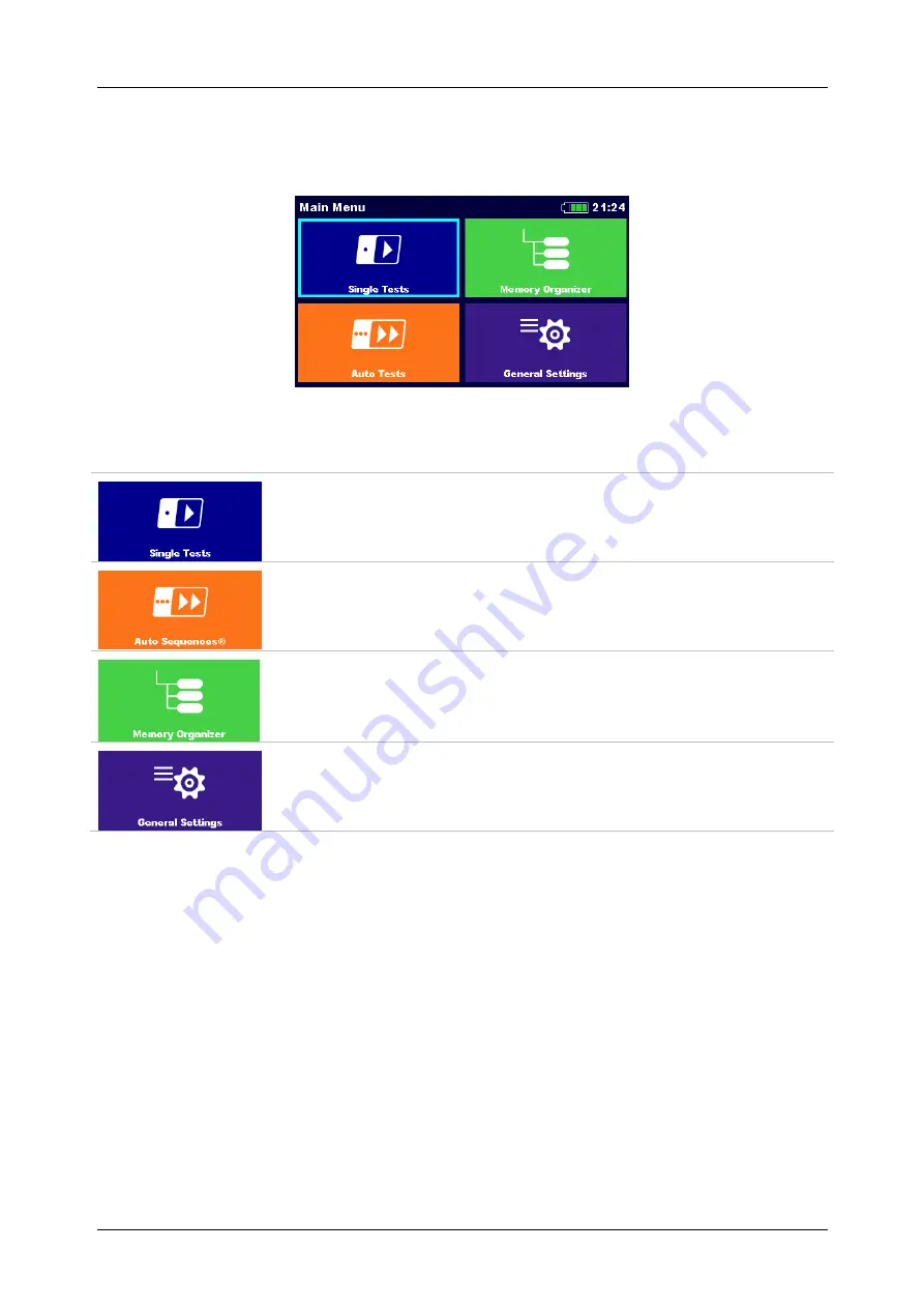 METREL EurotestXD MI 3155 Instruction Manual Download Page 35