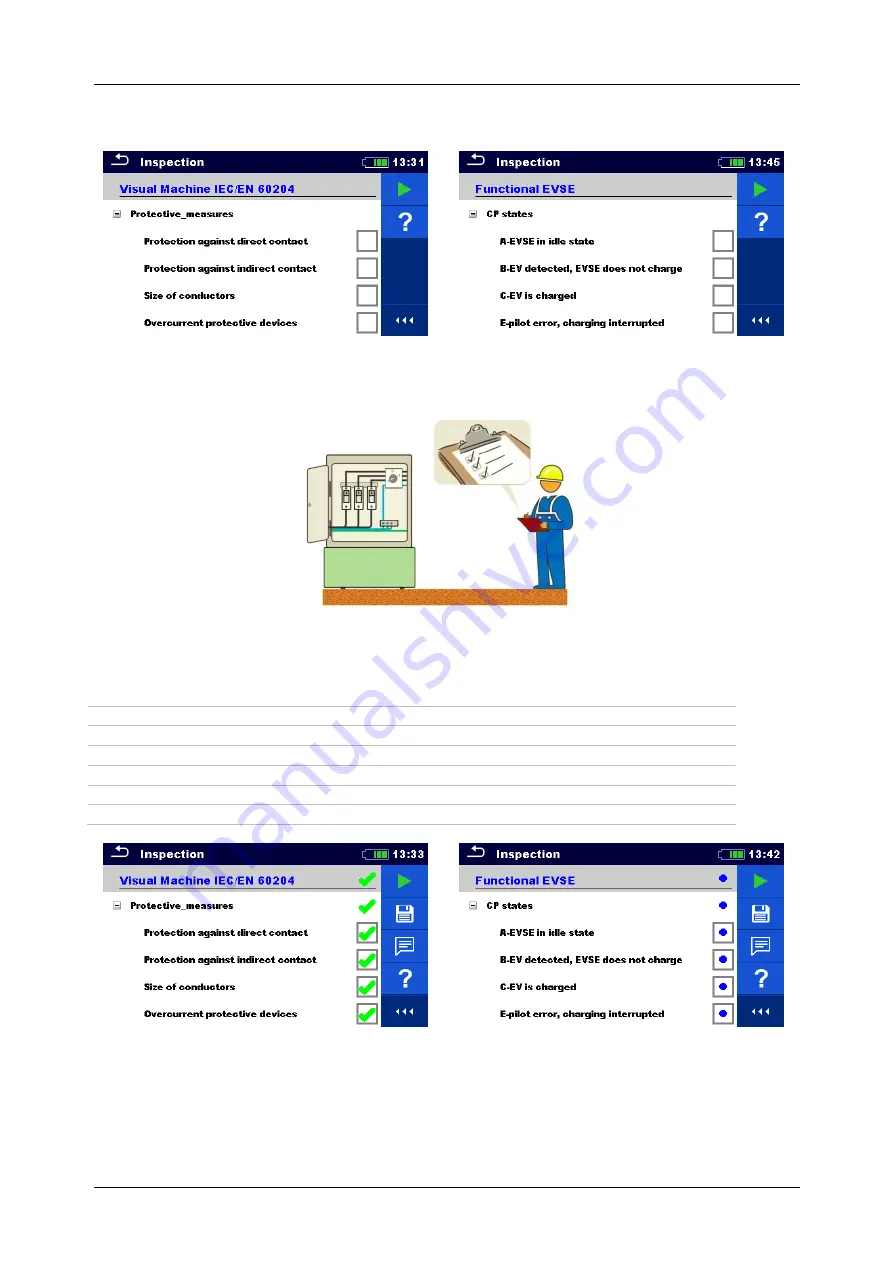 METREL EurotestXD MI 3155 Instruction Manual Download Page 182