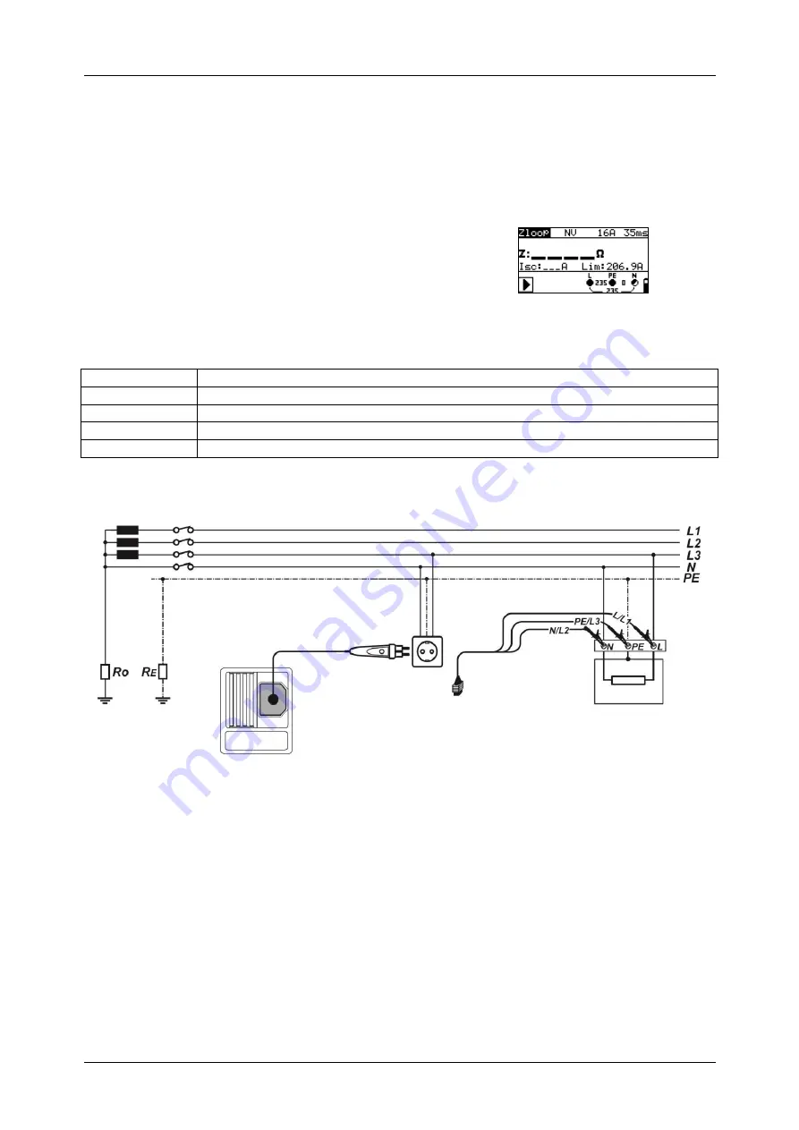 METREL MI 3100 S EurotestEASI Instruction Manual Download Page 44