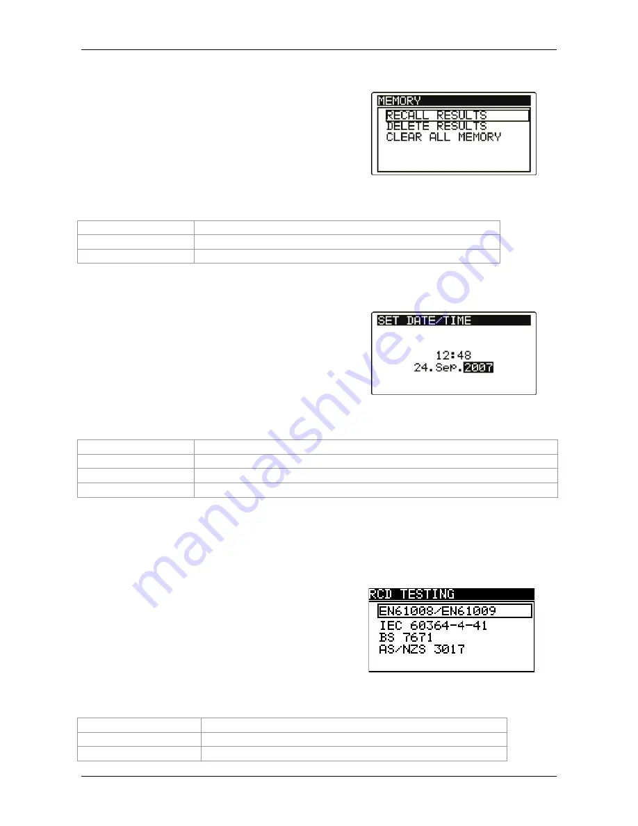 METREL MI 3122 Instruction Manual Download Page 21