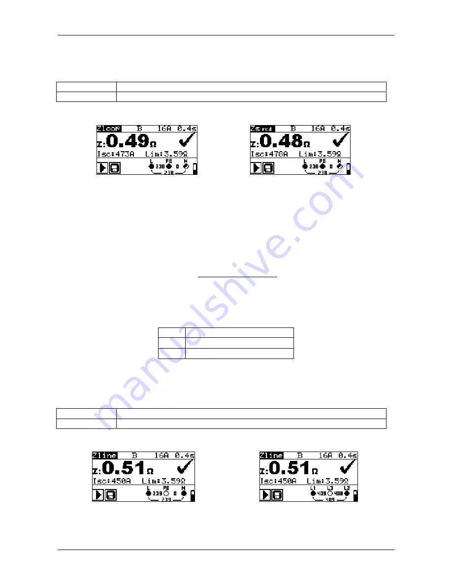 METREL MI 3122 Instruction Manual Download Page 58