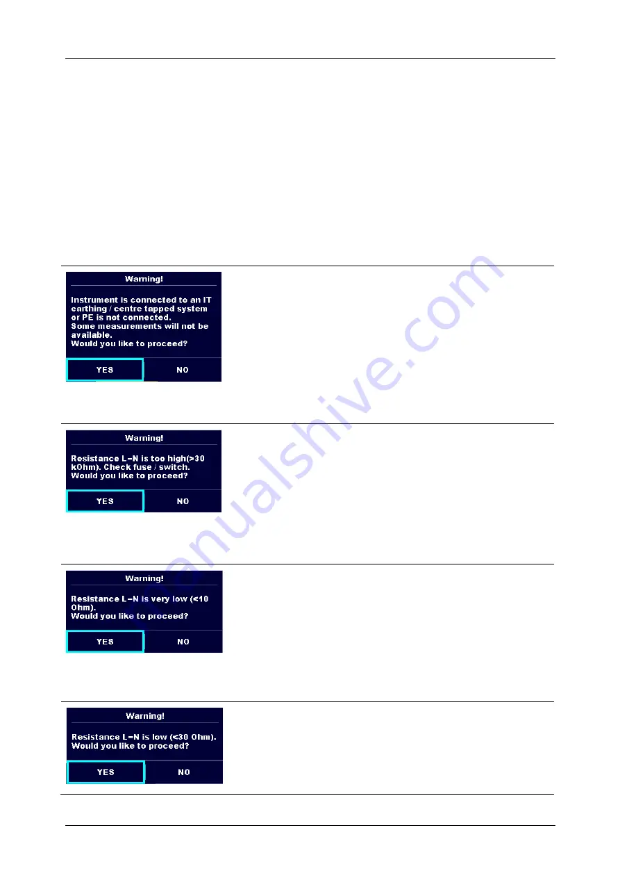 METREL MultiServicerXD MI 3325 Instruction Manual Download Page 21