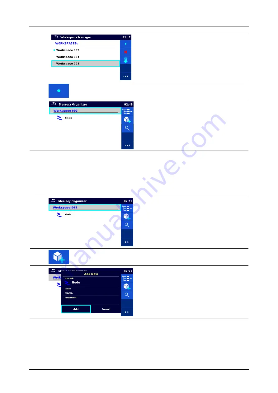 METREL MultiServicerXD MI 3325 Instruction Manual Download Page 53